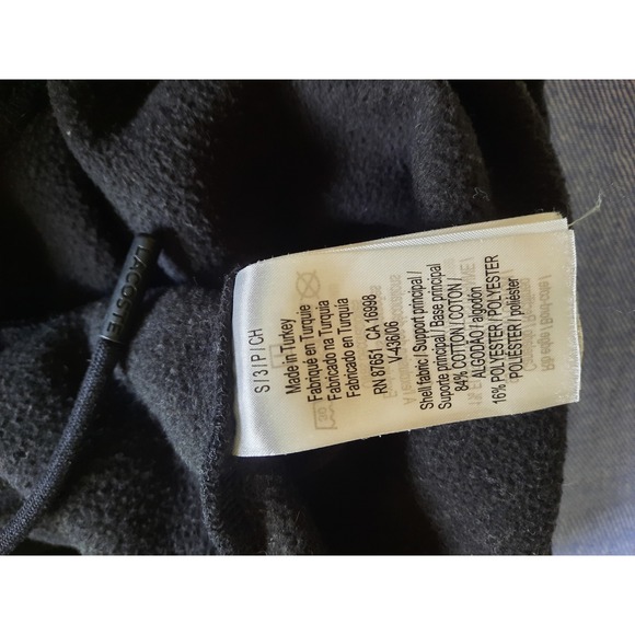 Lacoste Mens Small Tapered Fit Fleece Joggers Black Sweatpants Logo FR 3 SEE - Picture 2 of 10